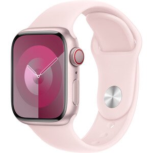 Apple Watch 41/40/38mm světle růžový sportovní řemínek M/L
