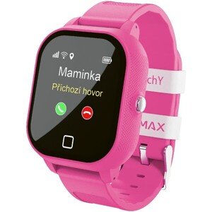 LAMAX WatchY3 chytré hodinky růžové