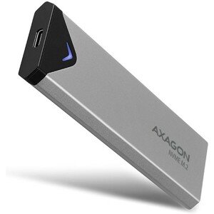 AXAGON EEM2UG2 USBC 3.2 Gen 2 M.2 NVMe SSD kovový box délka 42 až 80 mm