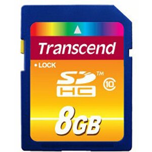Transcend SDHC 8GB Class 10 - TS8GSDHC10