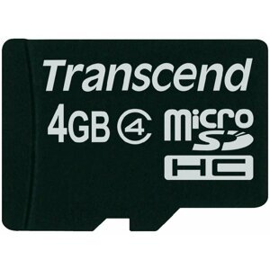 Transcend Micro SDHC 4GB Class 4 - TS4GUSDC4