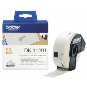 Brother - DK11201 (papírové / standardní adresy - 400 ks) 29 x 90 mm - DK11201