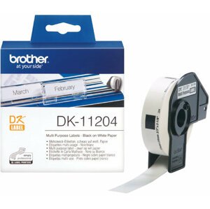 Brother - DK11204 (papírové/univerzální štítek-400 ks) 17 x 54mm - DK11204
