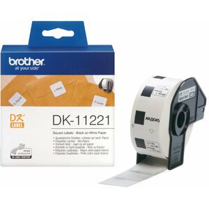 Brother - DK11221 (papírové / čtvercové, 23 mm - 1000 ks) - DK11221