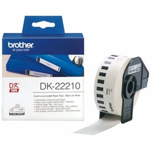 Brother - DK22210 (papírová role 29mm x 30,48m) - DK22210