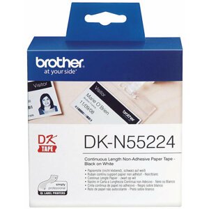 Brother - DKN55224 (papírová role nelepící bílá 54mm x 30,48m) - DKN55224