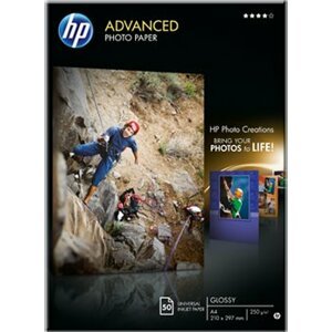 HP Advanced Photo Paper, Glossy, A4, 50 listů, 250 g/m2 - Q8698A