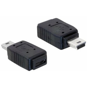DeLock USB mini samec na USB micro B samice - 65155