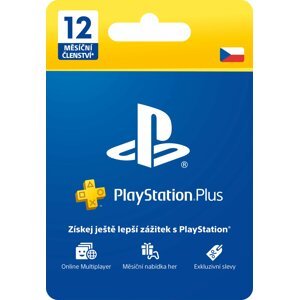 PlayStation Plus 12 měsíců - Dárková karta - PS719807346