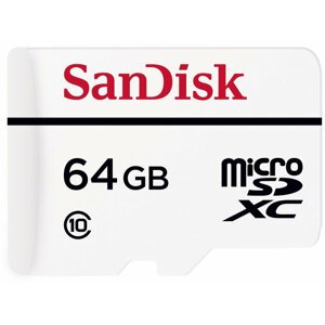 SanDisk Micro SDXC High Endurance 64GB 20MB/s + SD adaptér - SDSDQQ-064G-G46A