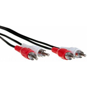 AQ KAR012 - 2xRCA (cinch) - 2x RCA (cinch) audio kabel, 1,2m - xkar012