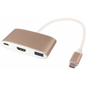 PremiumCord Převodník USB3.1 na HDMI + USB3.0 + PD ( USB Power Delivery ) - ku31hdmi02