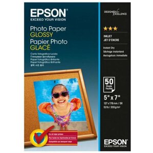 Epson Photo Paper Glossy, 13x18 cm, 50 listů, 200g/m2, lesklý - C13S042545