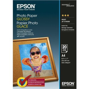Epson Photo Paper Glossy, A4, 20 listů, 200g/m2, lesklý - C13S042538