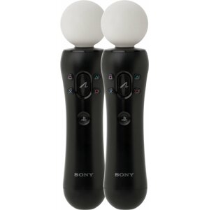 PlayStation 4 - Move Controller, twin pack, černý - PS719924265