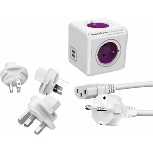 PowerCube Rewirable USB + Travel Plugs + IEC kabel - 8718444083450