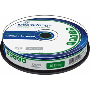 MediaRange DVD-RW 4,7GB 4x, Spindle 10ks - MR450