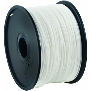 Gembird tisková struna (filament), PLA, 1,75mm, 1kg, bílá - 3DP-PLA1.75-01-W