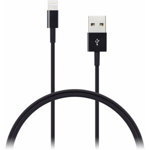 CONNECT IT Wirez Apple Lightning - USB, černý, 2m - CI-838