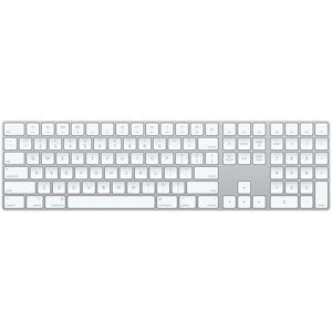 Apple Magic Keyboard s numerickou klávesnicí, bluetooth, stříbrná, UK - MQ052Z/A