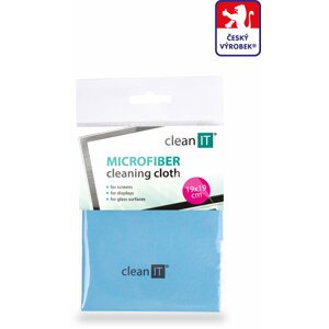 Clean IT čisticí utěrka z mikrovlákna, malá světle modrá - CL-710