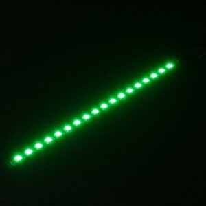 Nanoxia Rigid LED Bar pásek, 20 cm, Green - NRLED20G