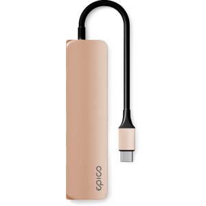 EPICO Hub 4K HDMI s rozhraním USB-C pro notebooky a tablety - zlatá - 9915112000003
