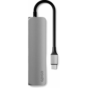 EPICO Hub 4K HDMI s rozhraním USB-C pro notebooky a tablety - vesmírně šedá - 9915111900012