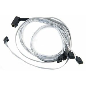 Microsemi Adaptec® kabel ACK-I-rA-HDmSAS-4SATA-SB, 0.8m (pravoúhlé konektory) - 2280000-R