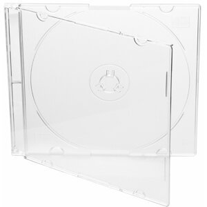 Cover It 1 CD 5,2mm slim box + tray čirý 10ks/bal - 27019P10