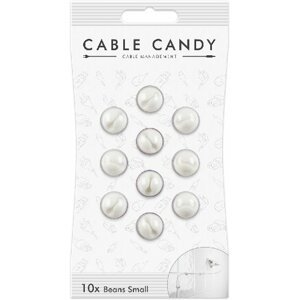 Cable Candy kabelový organizér Small Beans, 10 ks, bílá - CC015