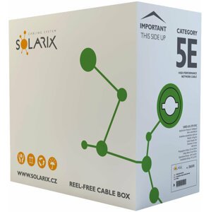 Solarix instalační kabel CAT5E UTP PVC E 305m/box SXKD-5E-UTP-PVC - SXKD-5E-UTP-PVC