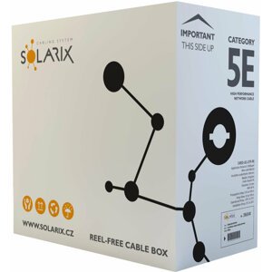 Solarix Kabel UTP PE drát c5e venkovní 305m - 27655191