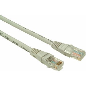Solarix Patch kabel CAT5E UTP PVC 0,5m šedý non-snag-proof - 28310059