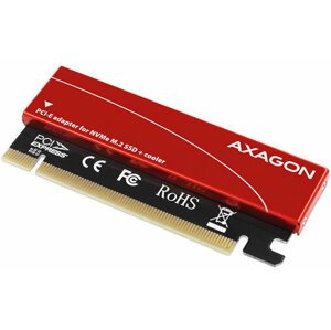 AXAGON PCEM2-S řadič, PCIe x16 - M.2 NVMe M-key slot adaptér, pasivní chladič - PCEM2-S