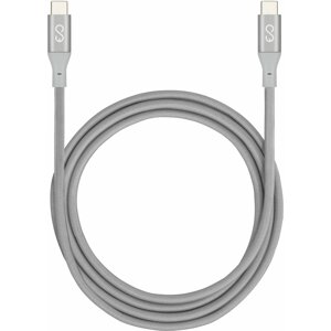 EPICO nabíjecí / datový kabel USB-C do USB-C (3.1) pletený 1,8m, stříbrný - 9915141900001