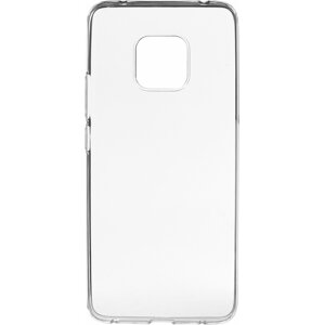 EPICO Pružný plastový kryt pro Huawei Mate 20 Pro RONNY GLOSS, bílý transparentní - 34410101000001