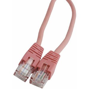 Gembird Cablexpert Patch kabel UTP c5e - 2m - růžová - PP12-2M/RO
