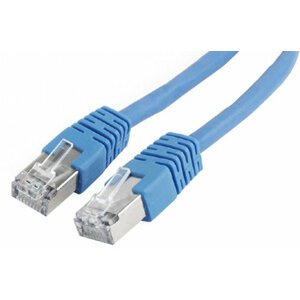 Gembird Cablexpert Patch kabel FTP CAT6, stíněný - 3m - modrá - PP6-3M/B