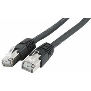 Gembird Cablexpert Patch kabel FTP CAT6, stíněný - 0.5m - černá - PP6-0.5M/BK