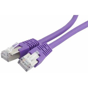 Gembird Cablexpert Patch kabel FTP CAT6, stíněný - 0.5m - fialová - PP6-0.5M/V