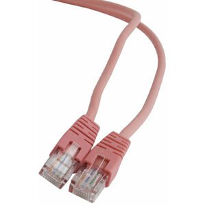 Gembird Cablexpert Patch kabel UTP c5e - 0.5m - růžová - PP12-0.5M/RO