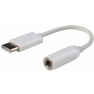 Gembird CABLEXPERT kabel adaptér USB Type-C na 3,5mm jack (F) - CCA-UC3.5F-01-W