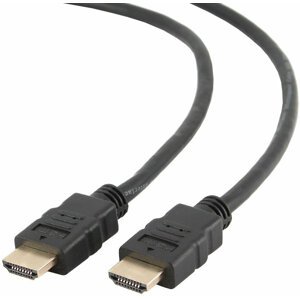 Gembird CABLEXPERT kabel HDMI-HDMI 0,5m, 2.0, M/M stíněný, zlacené kontakty, černá - CC-HDMI4-0.5M