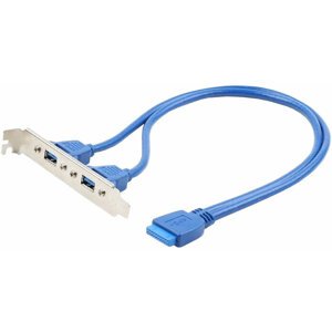 Gembird CABLEXPERT kabel USB 3.0 PORTY přídavné 2 x USB pro m/b - CC-USB3-RECEPTACLE