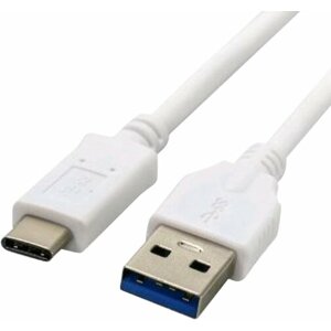 C-TECH kabel USB 3.0 AM na Type-C kabel (AM/CM), 2m, bílá - CB-USB3C-20W