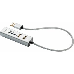YENKEE YHC 101SR USB COMBO HUB+čtečka - 45012401