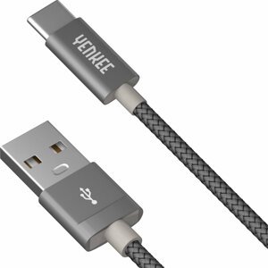 YENKEE YCU 302 GY kabel USB A 2.0 / C 2m - 45013684