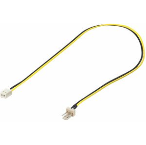 PremiumCord kabel napájecí pro ventilátor z 2 pinového FAN na 3 pinový FAN konektor - kn-26