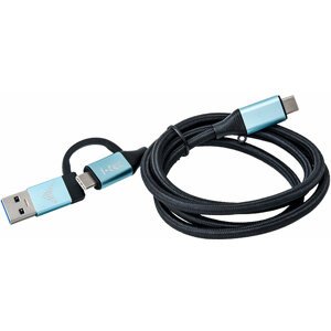 i-tec propojovací kabel USB-C/USB-C s integrovaným adaptérem USB 3.0 - C31USBCACBL